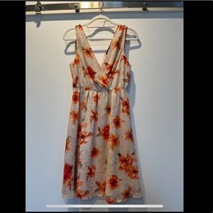 Forever 21 Flower Print Dress, Size M